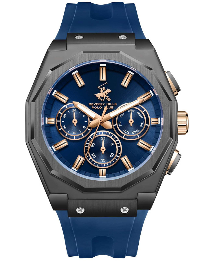 Часы Beverly Hills Polo Club BP3815X.099 — мужские, синий