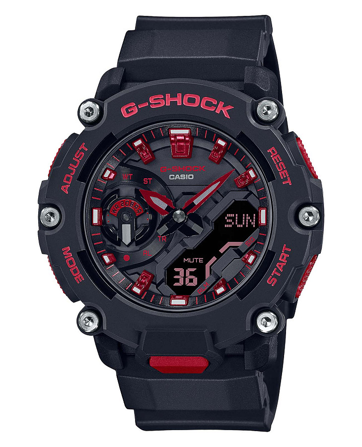 Часы Casio G-Shock GA-2200BNR-1A — мужские, черный