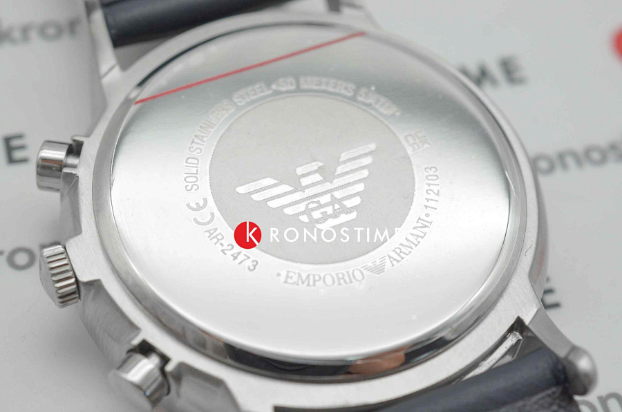 Часы Emporio Armani AR2473 — синий, сталь металл