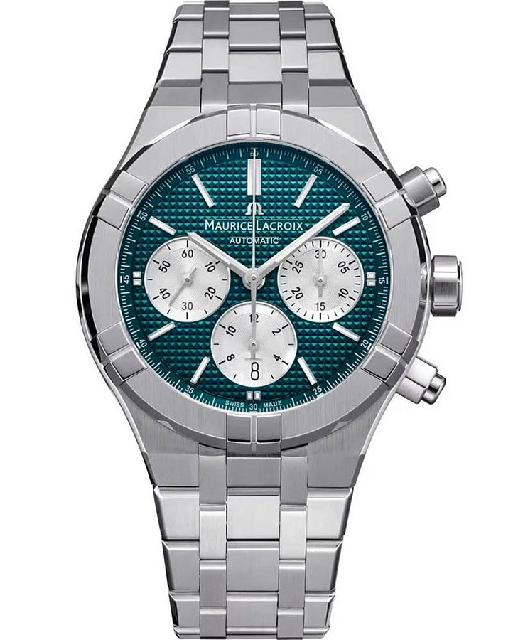 Часы Maurice Lacroix Aikon AI6018-SS002-630-1 — женские, бирюзовый