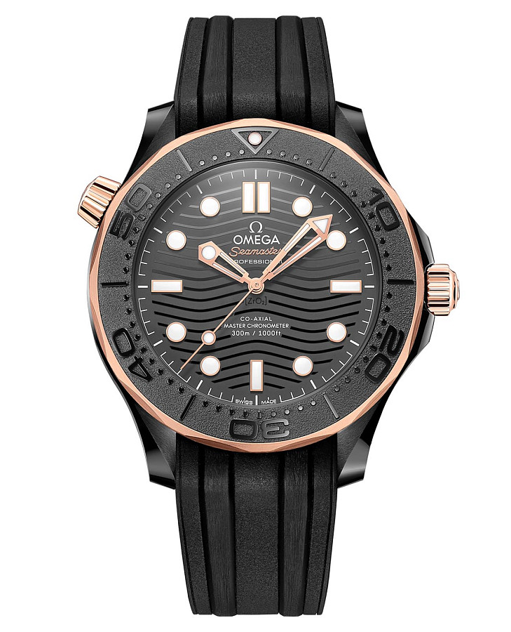 Часы Omega Seamaster Diver 300M 210.62.44.20.01.001 — мужские, черный