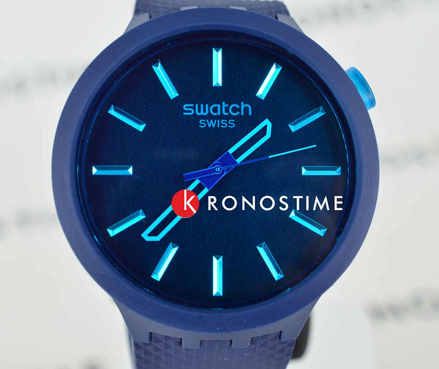 Часы Swatch Big Bold Biosourced Standard SB05N113 — биоматериал, мужские