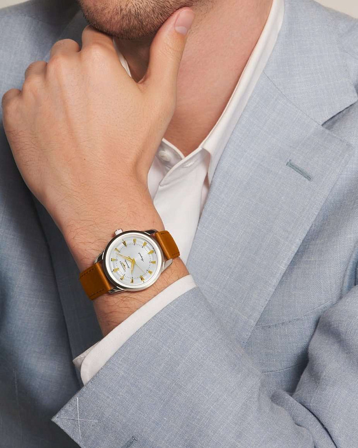 Часы Longines Heritage Classic L1.650.4.72.2 — мужские, кожаный
