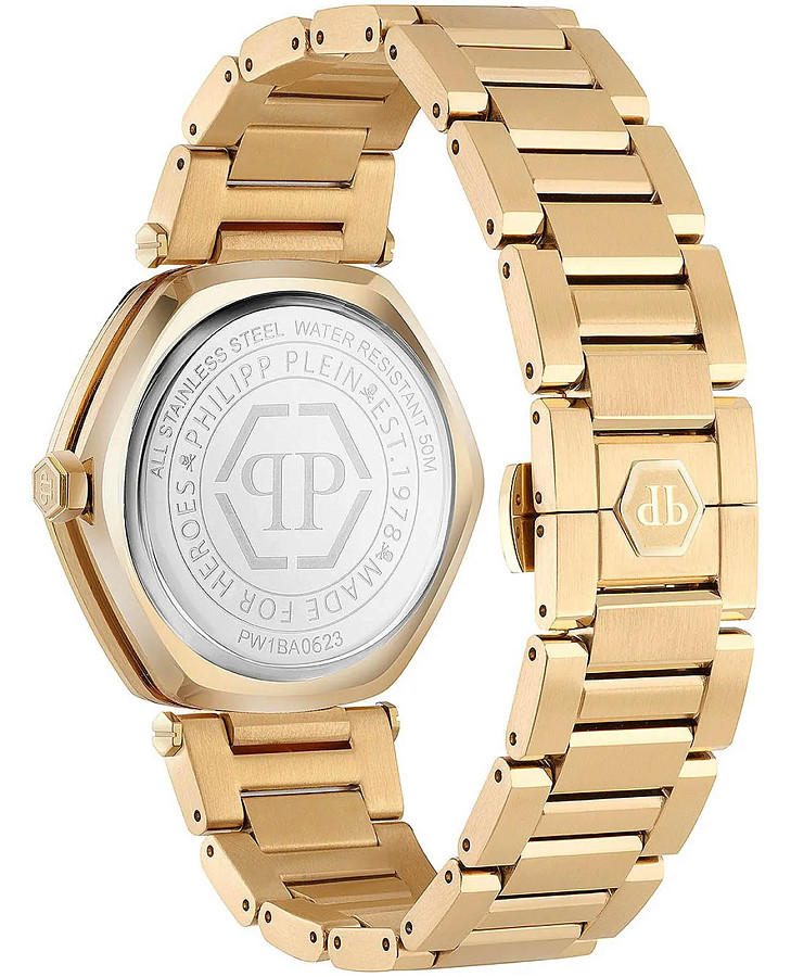 Часы Philipp Plein The Hexagon PW1BA0623 — кварцевые, сталь металл