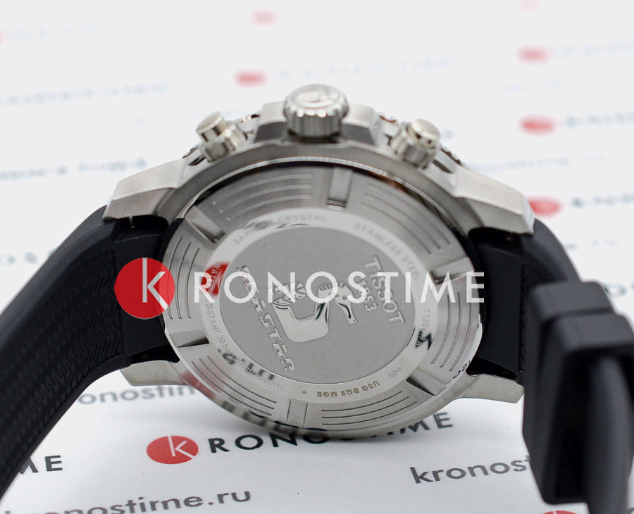 Часы Tissot Seastar 1000 Chronograph T120.417.17.421.00 — мужские, черный
