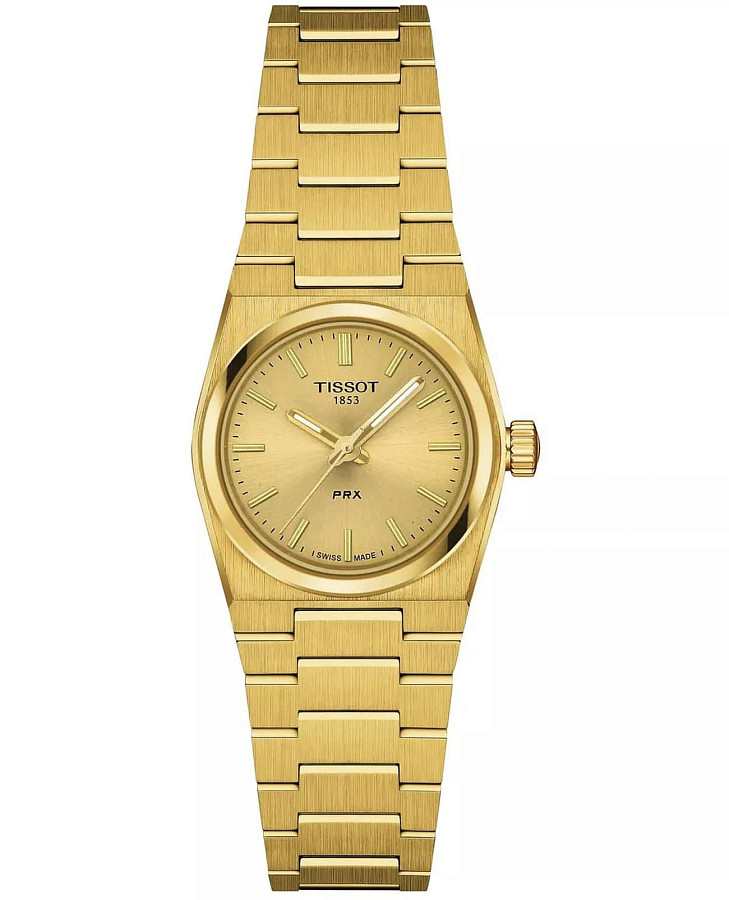 Часы Tissot PRX 25 mm T137.010.33.021.00 — женские, золотой