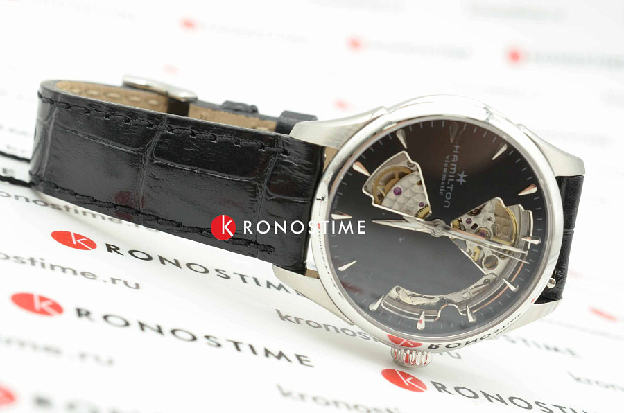 Часы Hamilton Jazzmaster Open Heart Lady Auto H32215730 — механические, Швейцария, женские