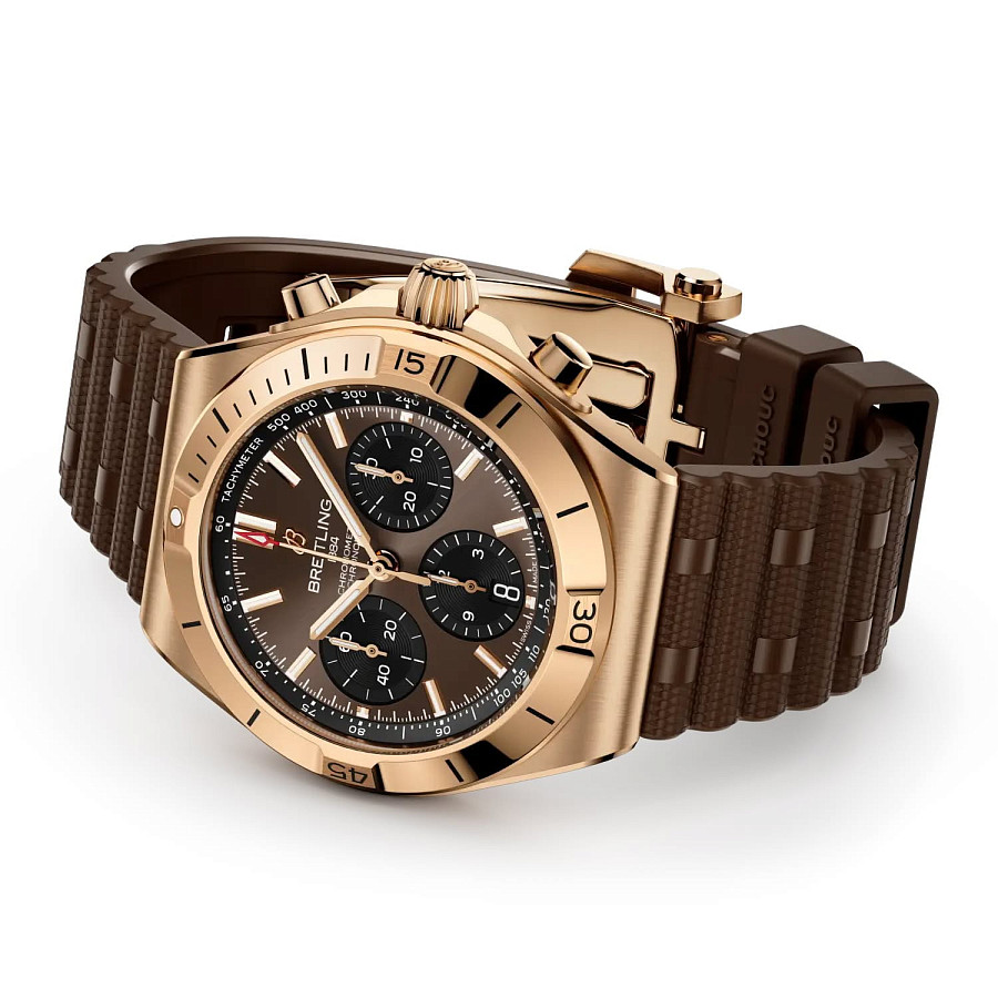 Часы Breitling Chronomat B01 Chronograph 42 mm RB0158101Q1S1 — золото, Швейцария