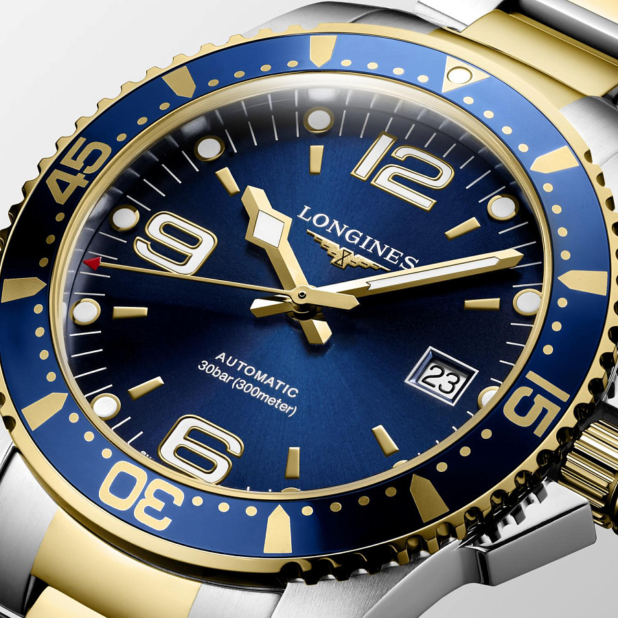Часы Longines HydroConquest L3.742.3.96.7 — механические, металл сталь