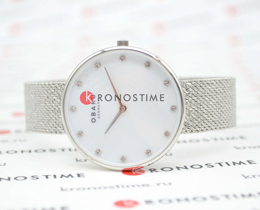 Часы Obaku Mesh V288LXCWHC — Дания, кварцевые