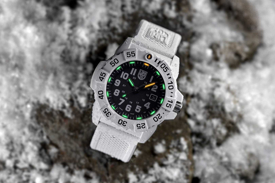 Часы Luminox Navy SEAL 3500 XS.3507.WB — кварцевые, Швейцария, мужские