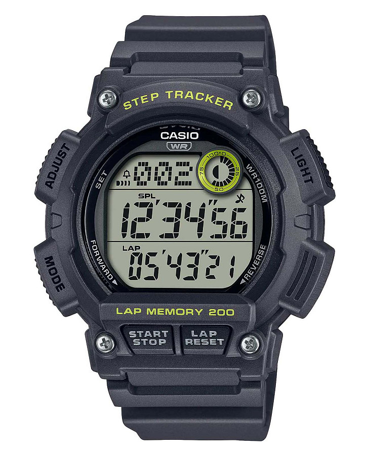 Часы Casio Collection WS-2100H-8A — мужские, серый