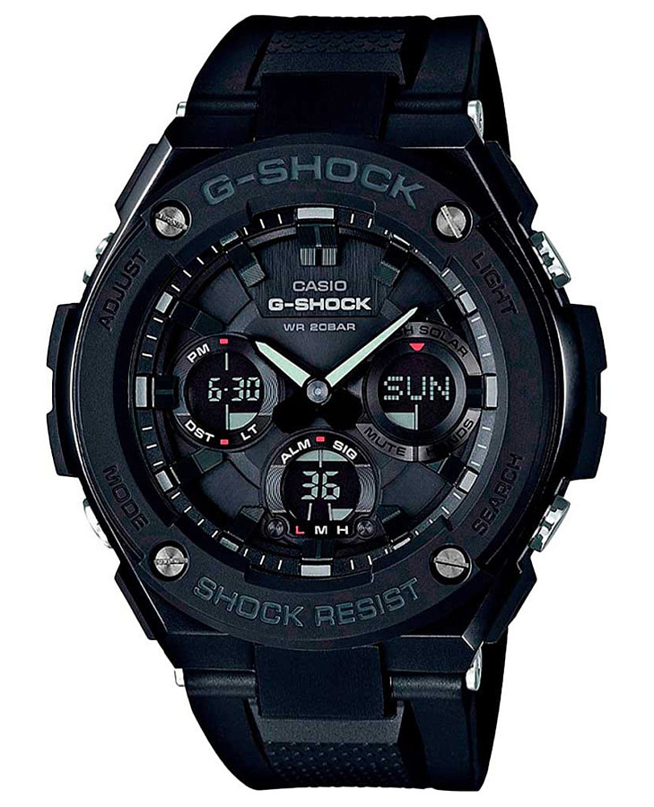 Часы Casio G-Shock GST-S100G-1BDR (GST-S100G-1B) — мужские, черный