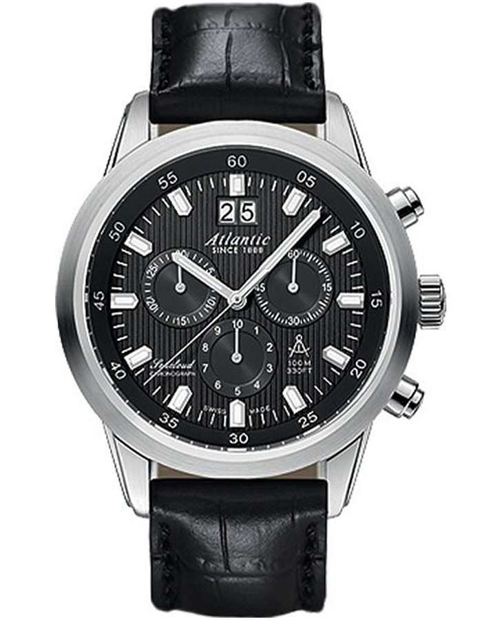 Часы Atlantic Seacloud 73460.41.61 — мужские, черный