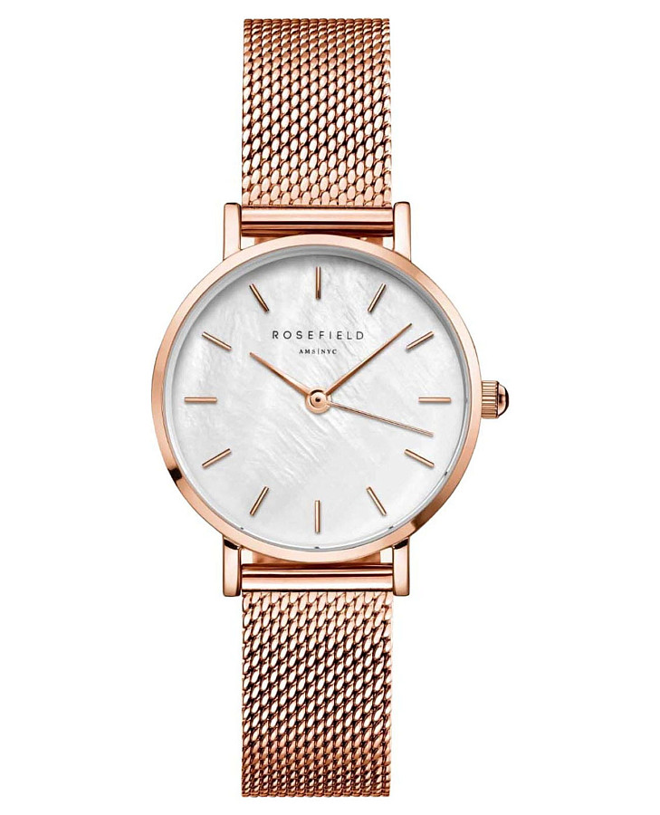 Часы Rosefield The Small Edit 26WR-265 — женские, перламутровый