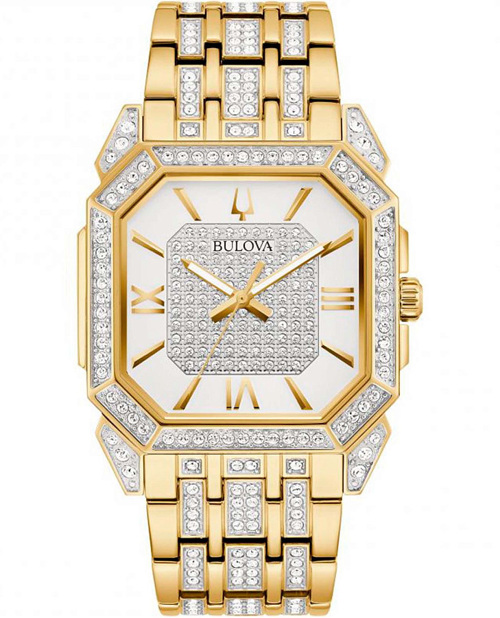 Часы Bulova Crystal Octava 98A295 — женские, белый