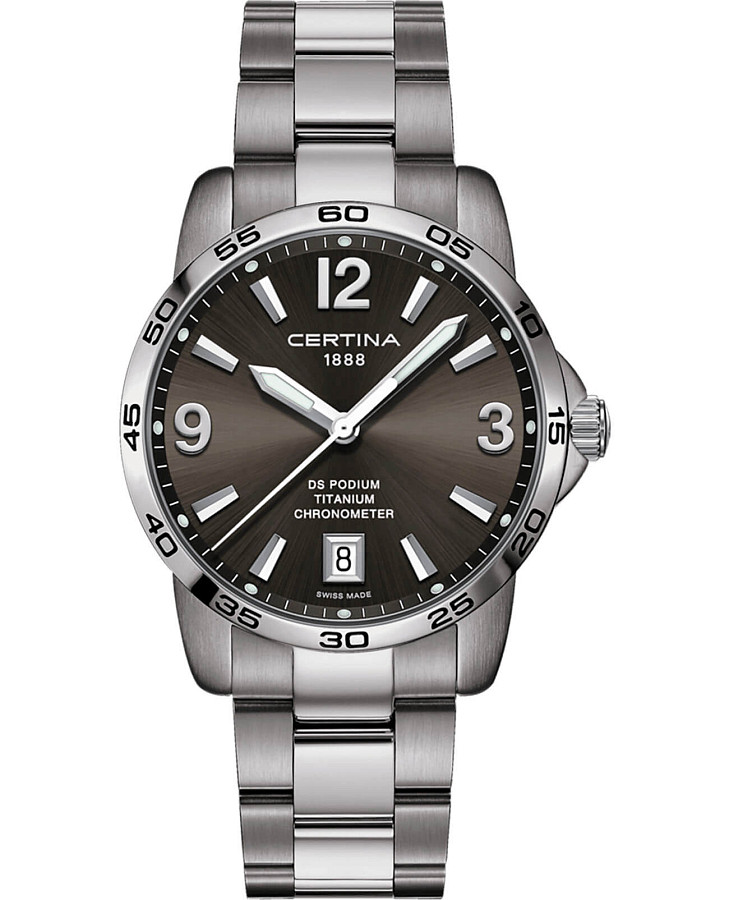 Часы Certina DS Podium 40mm C034.451.44.087.00 — мужские, серый