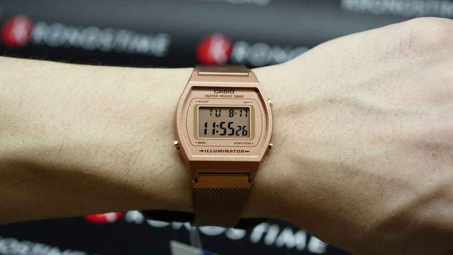 Часы Casio B640WMR-5AEF — кварцевые, Япония, мужские