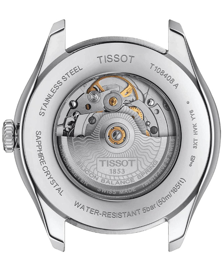 Часы Tissot Ballade Powermatic 80 Silicium T108.408.22.278.00 — сталь металл, Швейцария