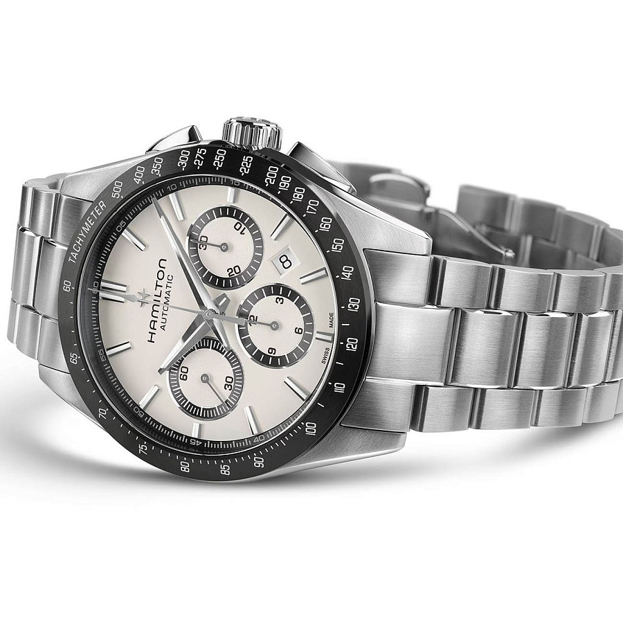 Часы Hamilton Jazzmaster Performer Autochrono 42mm H36606110 — нержавеющая сталь, мужские