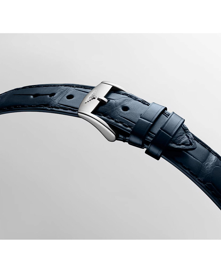 Часы Longines Flagship Heritage L4.815.4.92.2 — синий, сталь металл