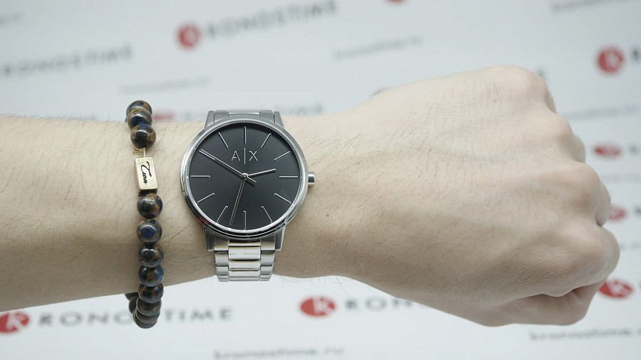 Часы Armani Exchange Cayde AX2700 — мужские, серебристый