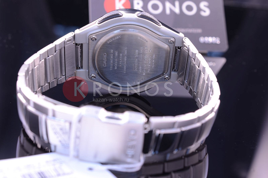 Часы Casio Collection AQ-180WD-1B — черный, металл сталь пластик