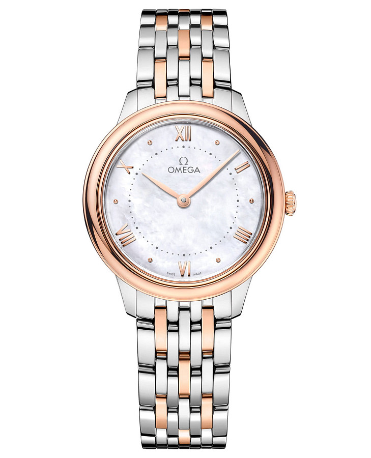 Часы Omega De Ville Prestige 434.20.30.60.05.001 — женские, перламутровый