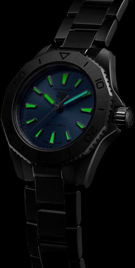Часы TAG Heuer Aquaracer Professional 200 WBP1415.BA0622 — голубой, металл сталь