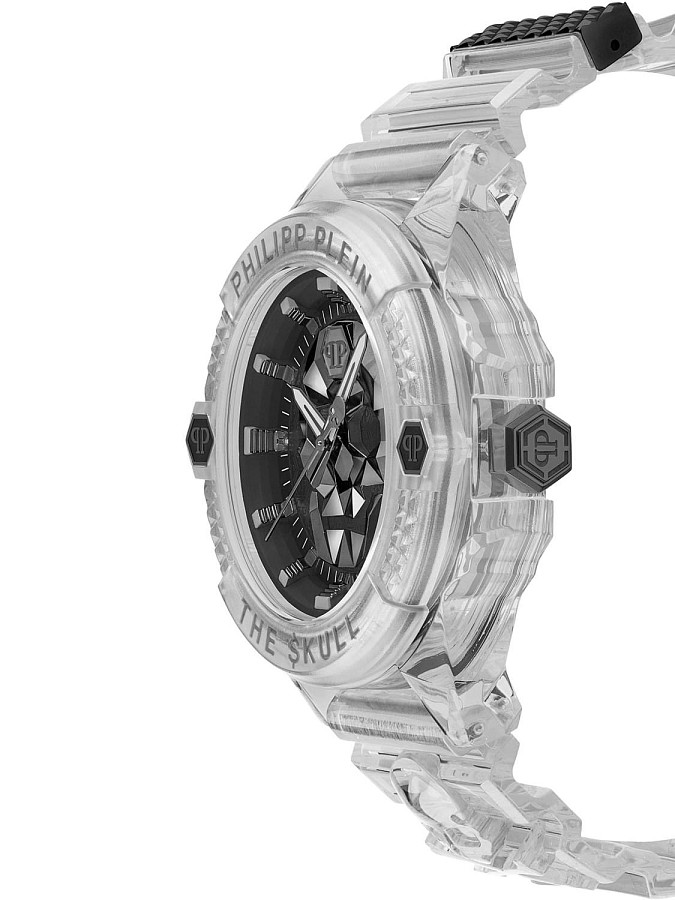 Часы Philipp Plein Skull Synthetic PWWAA0423 — кварцевые, пластик