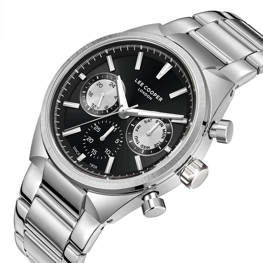 Часы Lee Cooper LC08174.350 — кварцевые, суперметалл металл