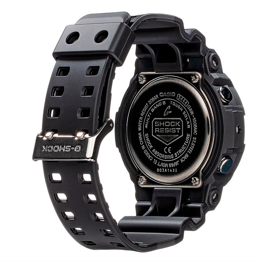Часы Casio G-Shock GAW-100BMC-1A — пластик, мужские