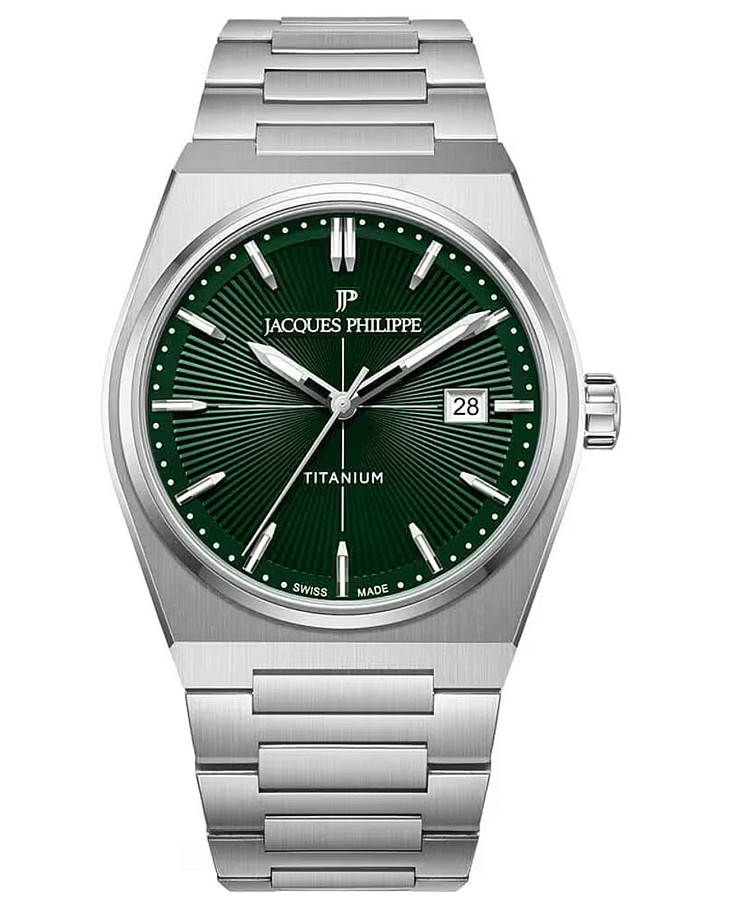 Часы Jacques Philippe Aurora JPQGS42T3XT — мужские, зеленый