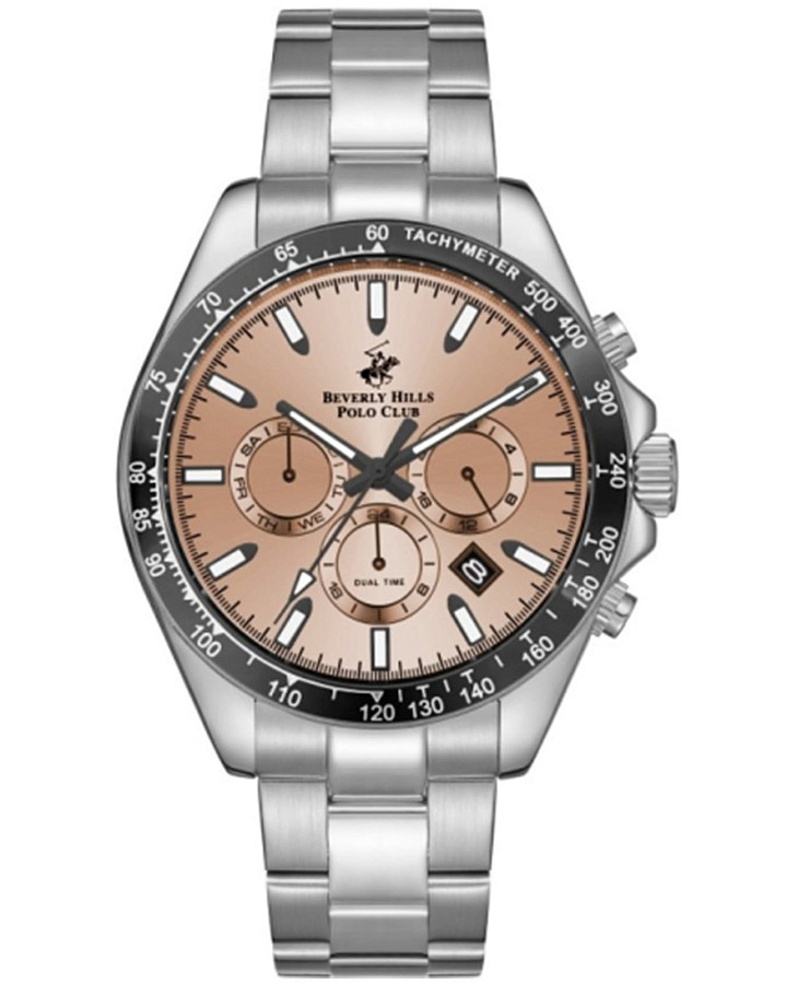 Часы Beverly Hills Polo Club BP3127X.302 — мужские, бежевый