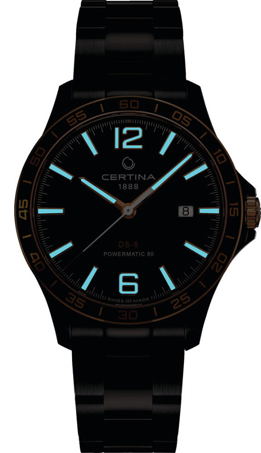 Часы Certina DS-8 C033.807.33.057.00 — кварцевые, Швейцария, мужские