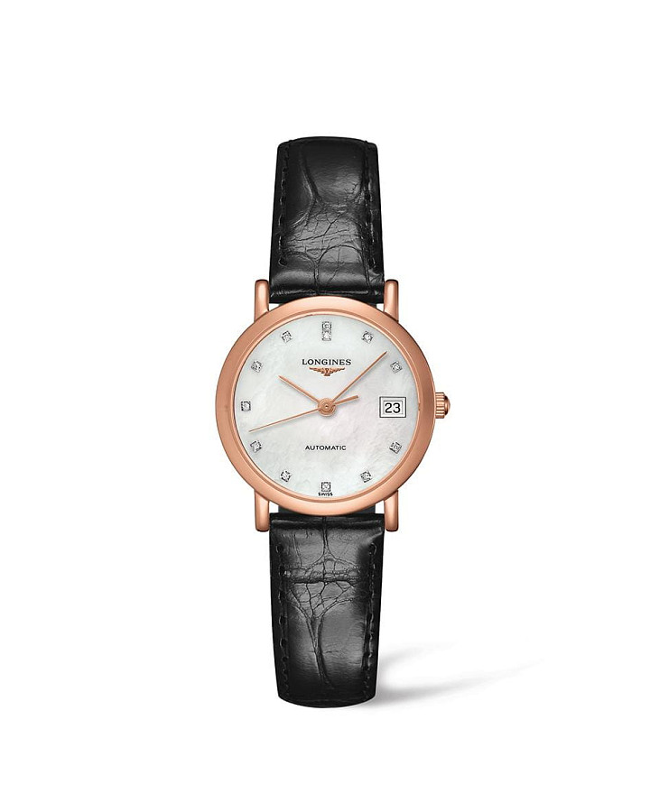 Часы Longines Elegant Collection L4.378.8.87.4 — механические, золото сталь