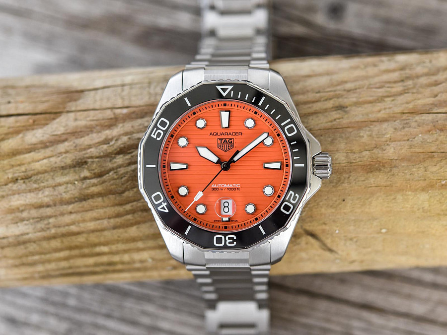 Часы TAG Heuer Aquaracer Professional 300 Orange Diver WBP201F.BA0632 — механические, Швейцария, мужские