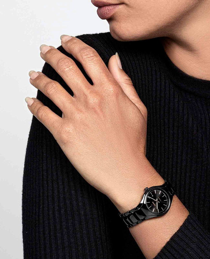 Часы Rado True R27242162 — женские, черный