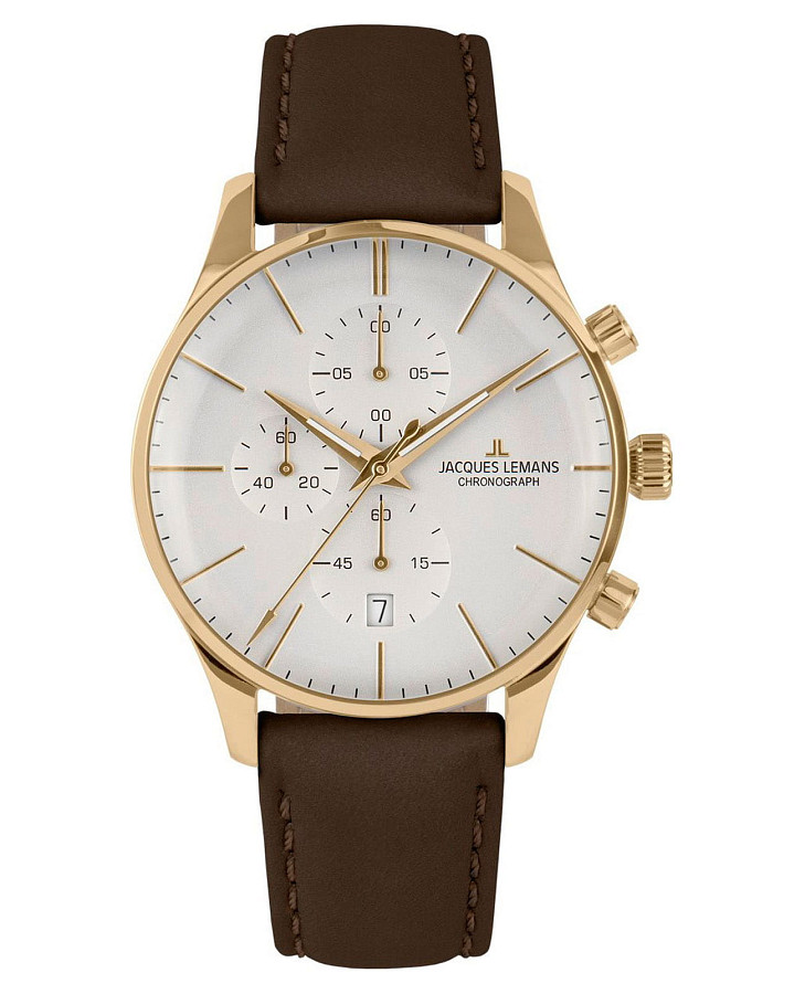 Часы Jacques Lemans Classic 1-2163G — мужские, белый