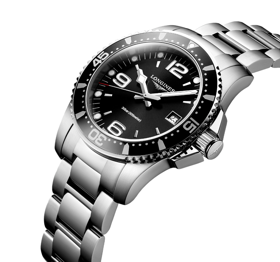 Часы Longines HydroConquest L3.740.4.56.6 — мужские, серебристый