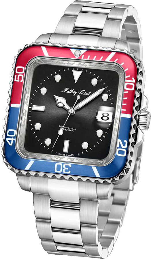 Часы Mathey-Tissot Mathy H902QAR — кварцевые, металл сталь