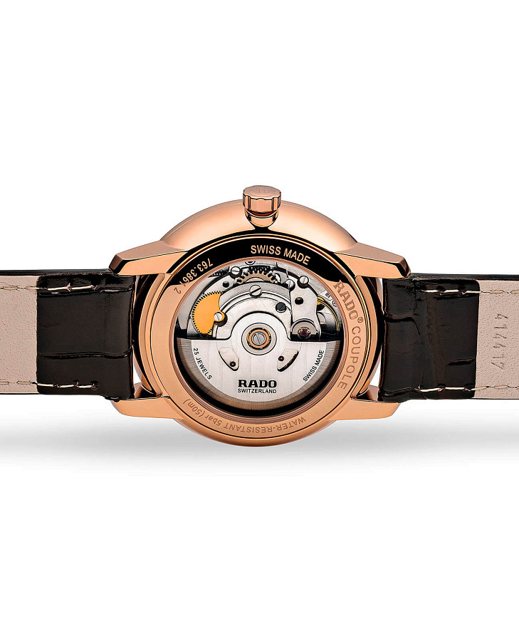 Часы Rado Coupole Classic Automatic R22861115 — мужские, коричневый