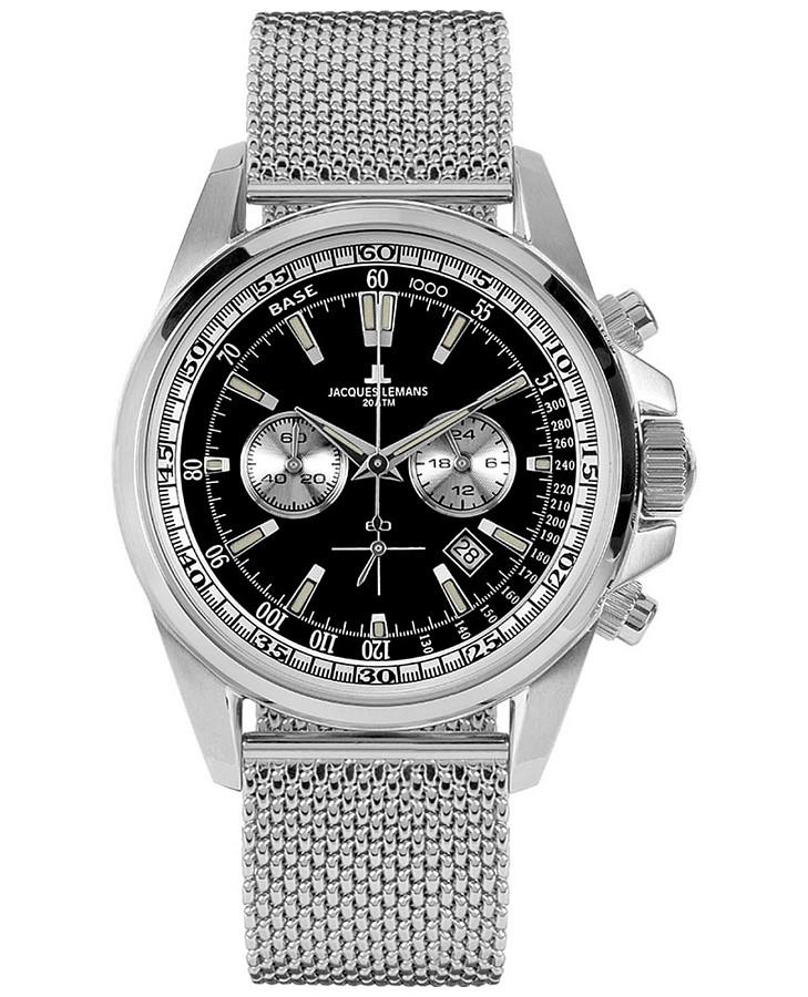 Часы Jacques Lemans Liverpool 1-1117AS — мужские, черный