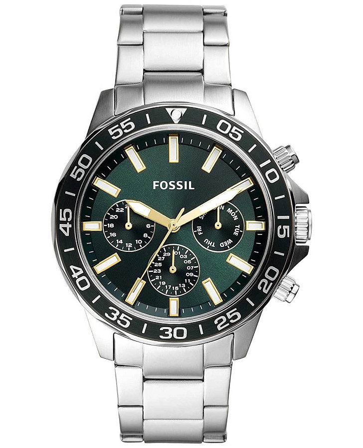 Часы Fossil FB-01 BQ2492 — мужские, зеленый