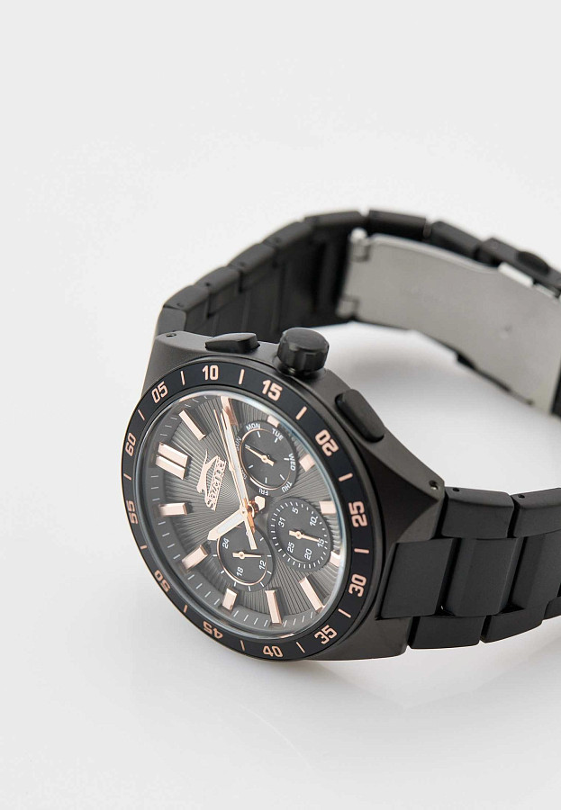 Часы Slazenger SL.09.2285.2.05 — мужские, суперметалл с ip покрытием