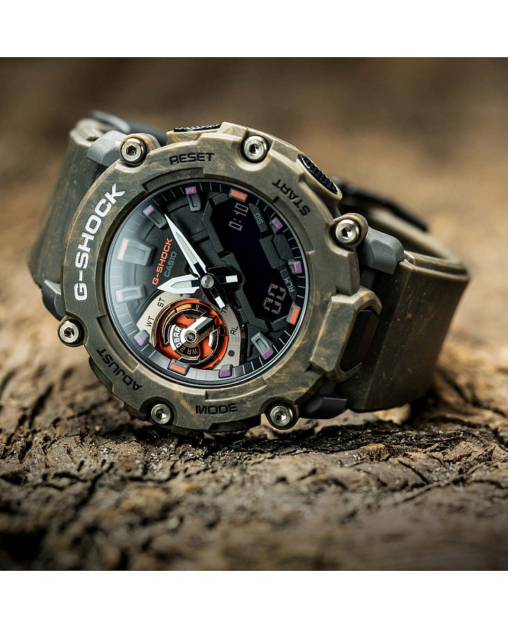 Часы Casio G-Shock GA-2200MFR-5A — электронные, Япония, мужские