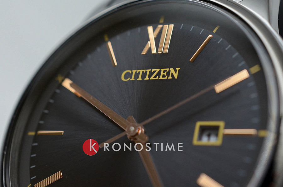 Часы Citizen Eco-Drive BM6976-72E — нержавеющая сталь с ip-покрытием, мужские