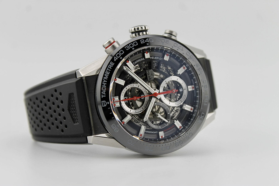 Часы TAG Heuer Carrera CAR201V.FT6046 — каучук, мужские