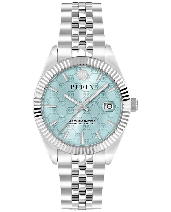 Часы Philipp Plein Date Superlative PWYFA0726 — женские, голубой