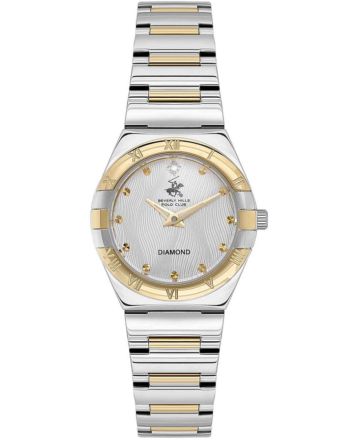 Часы Beverly Hills Polo Club Quartz BP3611X.230 — женские, серебристый